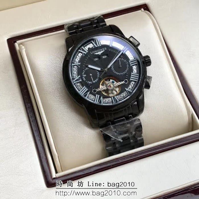 LONGINES浪琴 多功能新品 精品男士腕表 WSS0359